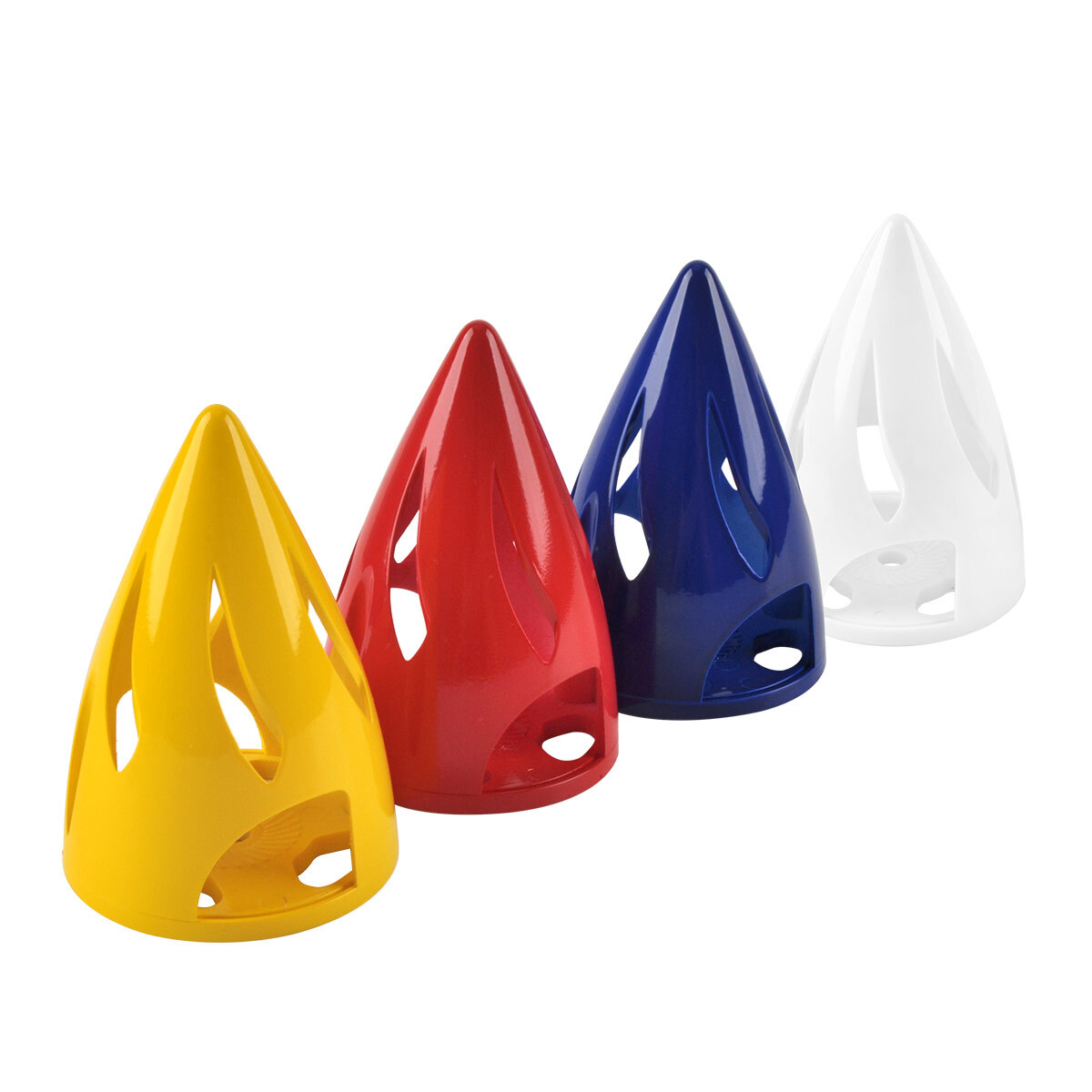 2.25 inch Spinner Pointed Plastic Hollow Cone 2 Opening for RC Airplane Model