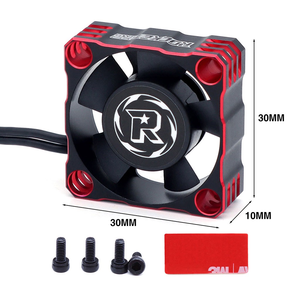Rocket-RC A3 Metal Cooling Fan 30/35/40mm 8.4V JST Plug For RC ESC Motor