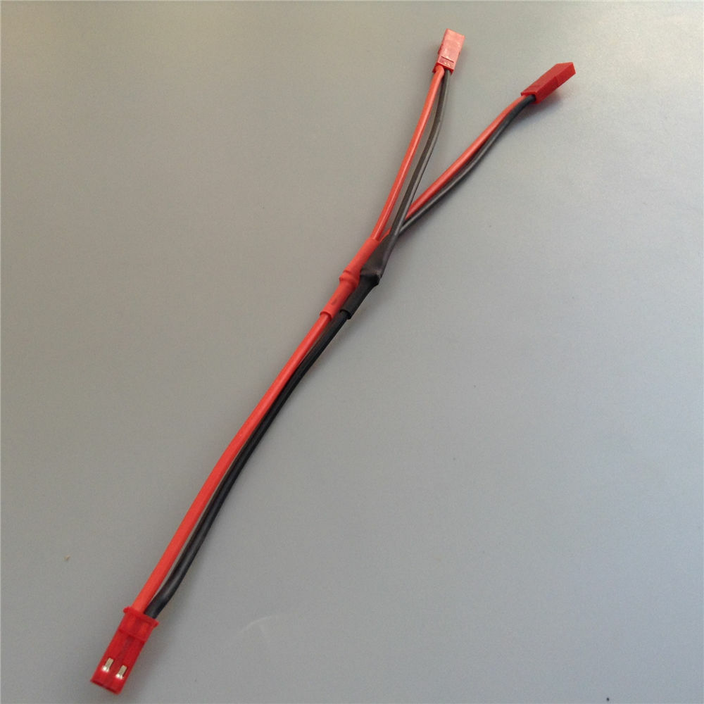JST One drag two JST 18AWG Silicone Wire Parallel connection Battery EBC