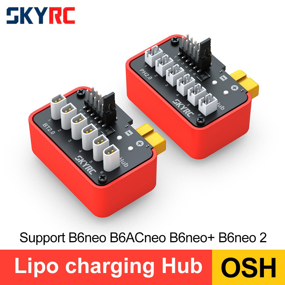 SKYRC Battery Charging Hub OSH 6-Port 1S Battery Charging Hub For B6neo B6neo+