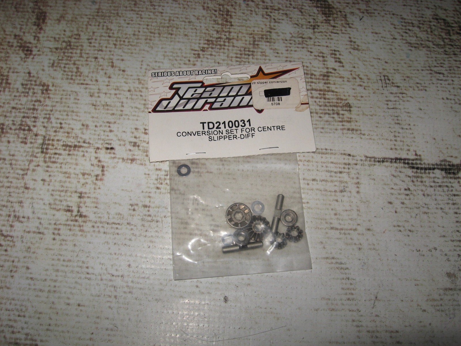 Vintage RC Durango Center Slipper Diff Conversion Gear Set Steel Silver TD210031