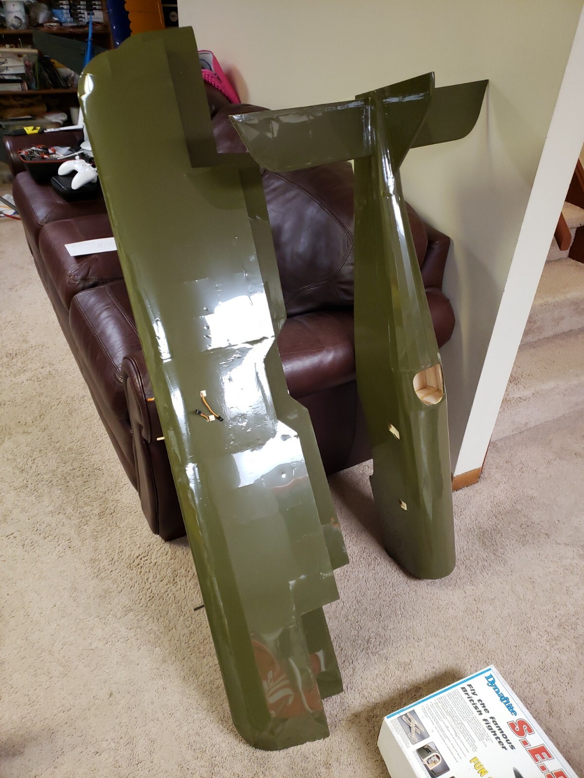 Dynaflite – S.E.5a 1/5 scale – 64″ wingspan – partial built