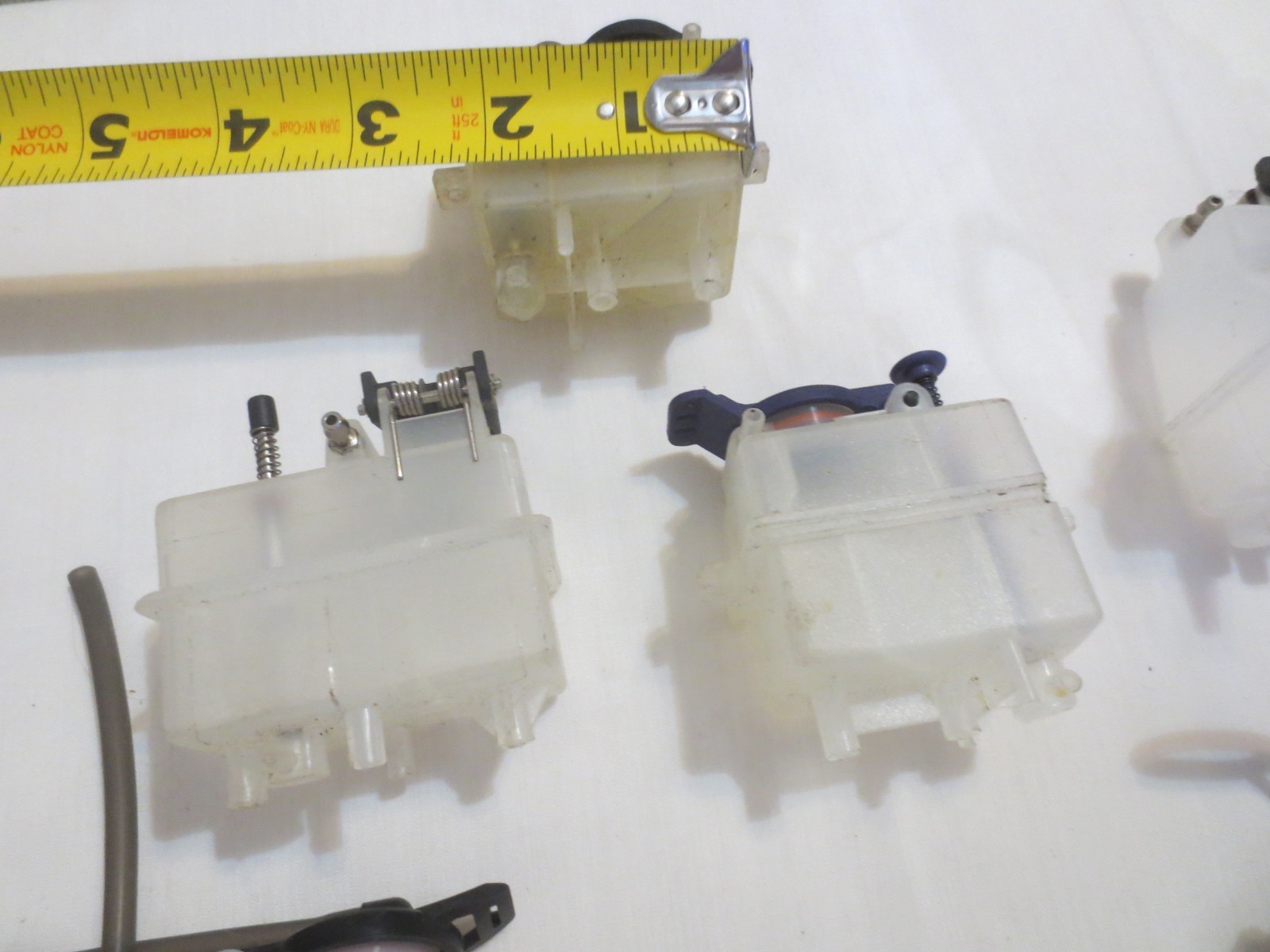 lot of Vintage RC model Cars/Airplane/Boat Plastic Fuel Tanks I have no Idea ?