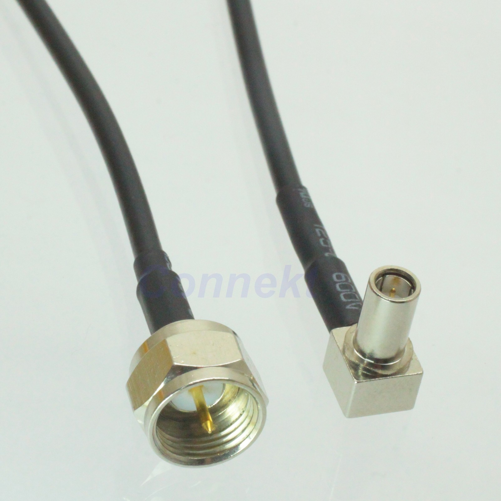 MS147 male plug right angle to F male RG174 cable jumper pigtail 3G USB modem