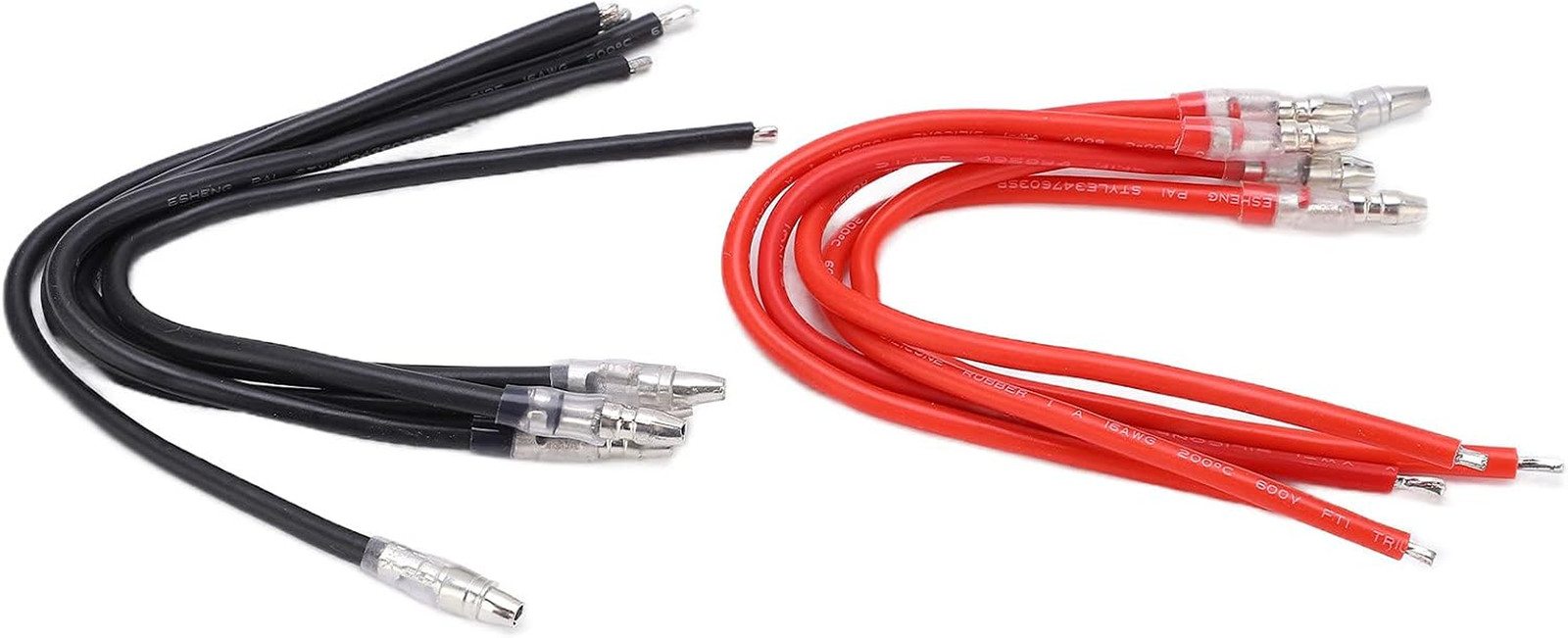 10Pcs RC Motor Cable,Rc Brushed Motor 4Mm Banana Plugs Connector Extension