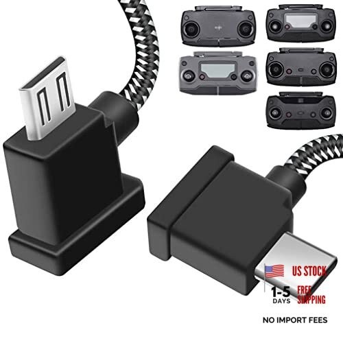 1FT Remote Controller Cable for DJI Mavic Mini,Mini SE,Mavic 2 Micro to USB C