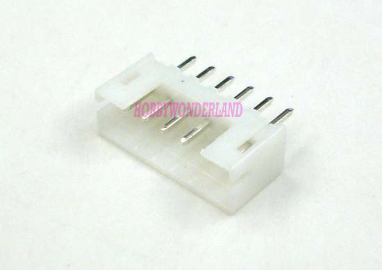 JST-PH 2.0mm 6 pin connector housing wire header 30cm receiver board PCB 25 set