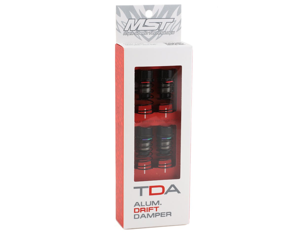 MST TDA Aluminum Drift Shocks (Black) (4) [MXS-820150BK]
