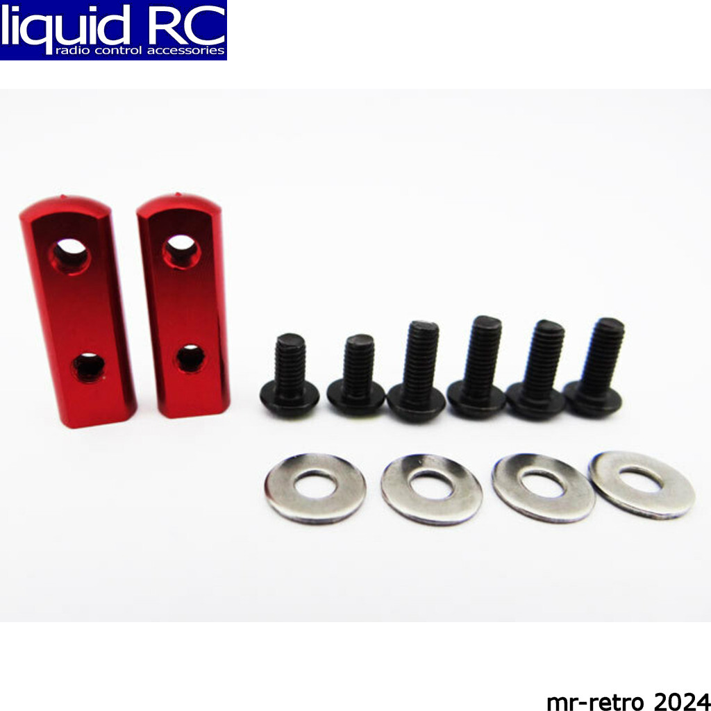 Hot Racing SH24M02 90 Degree Universal Servo Mount – Red