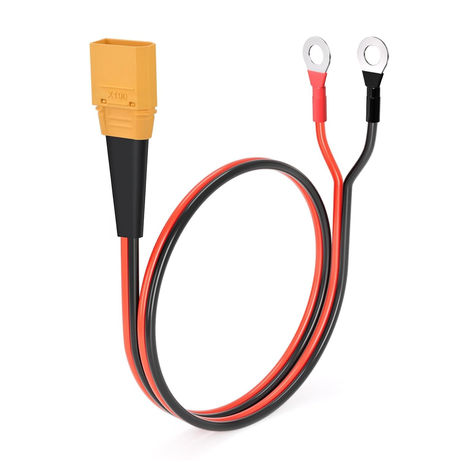 10 AWG XT90 Male Connector to M8 O Ring Terminal Extension Battery Cable for RC