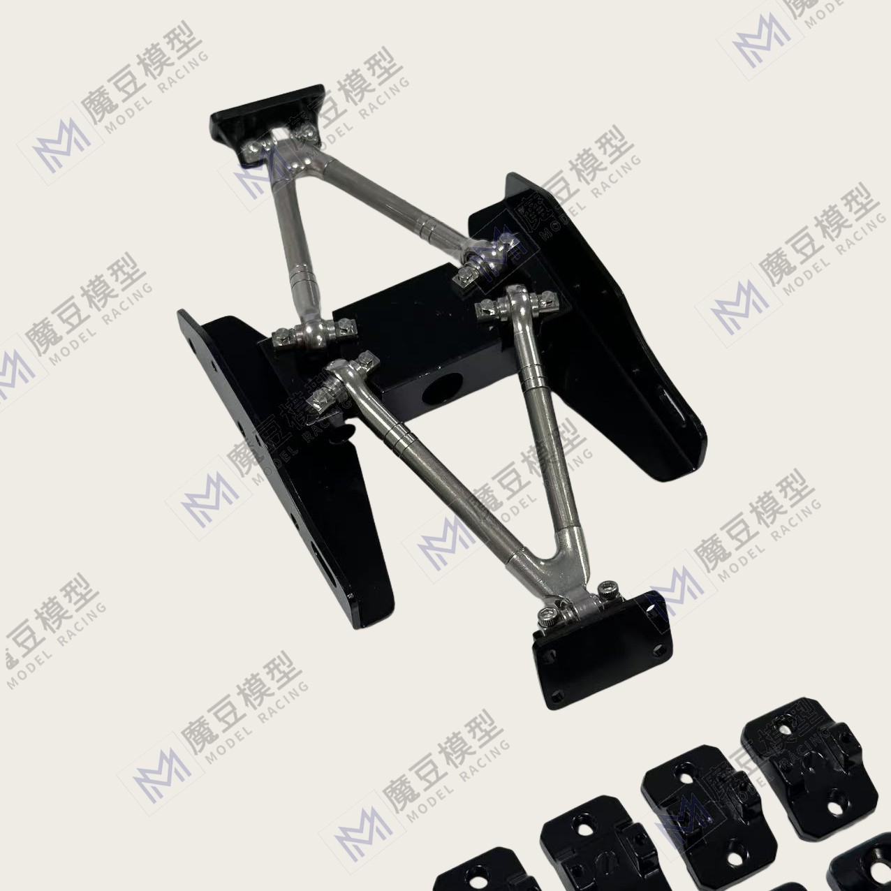 For Tamiya 1/14 RC Truck Rear Suspension Assembly 1:14 Tractor Hydraulic Parts