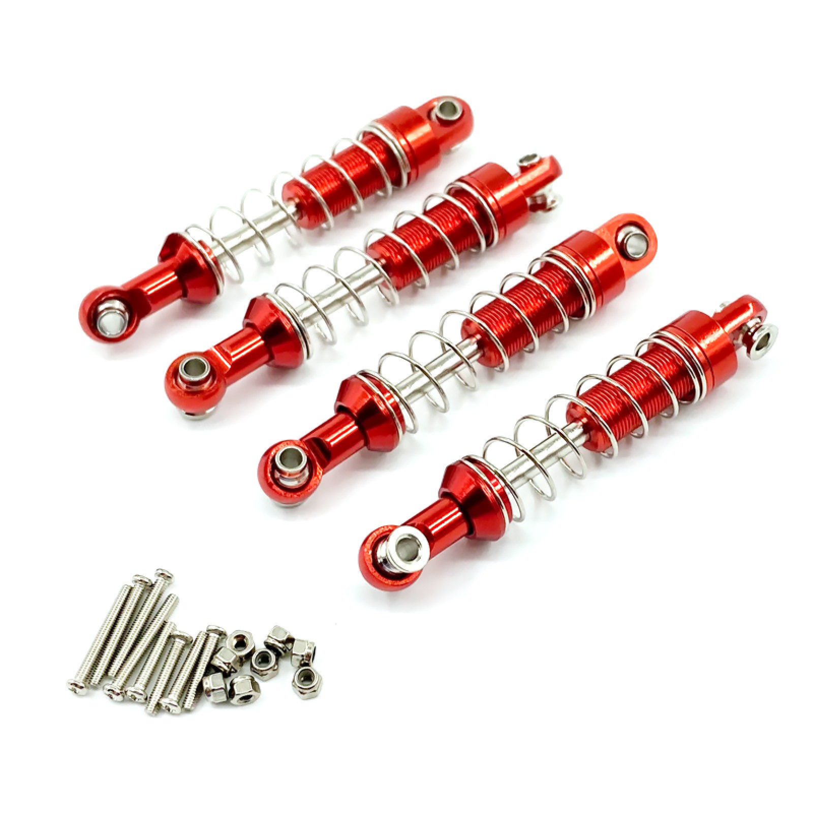 Red Shock Absorber For MN 1:12 D90/91 MN96 MN99S For WPL 1/16 C14/24/34 RC Car d