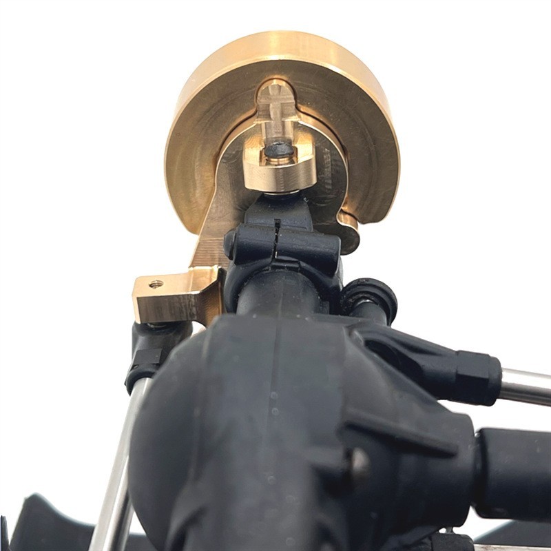 Metal Upgrade parts full armor set Brass Front C-Hubs For YK 1/10 YK4106 YK4107