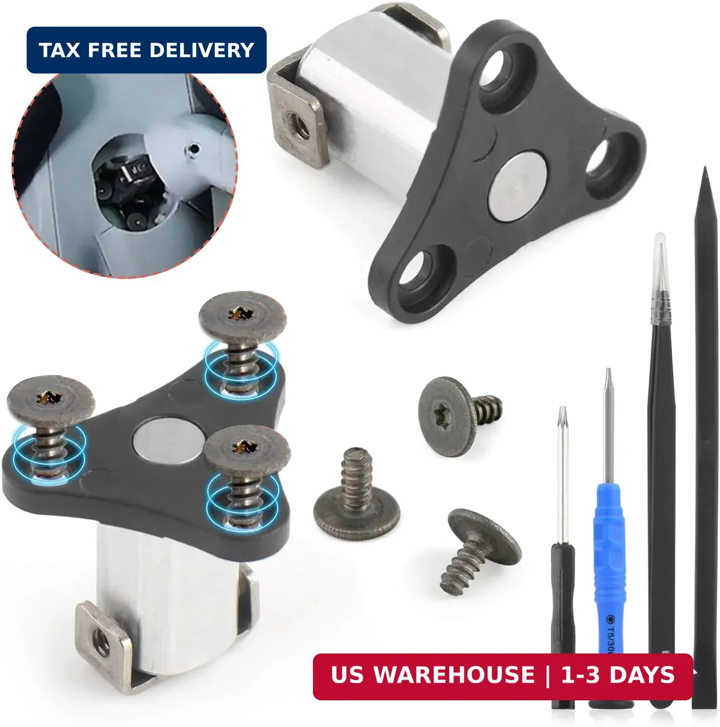 2Pcs Front Arm Axis Replacement for DJI Mini 4 Pro/Mini 3 Front Arm Shaft Screws