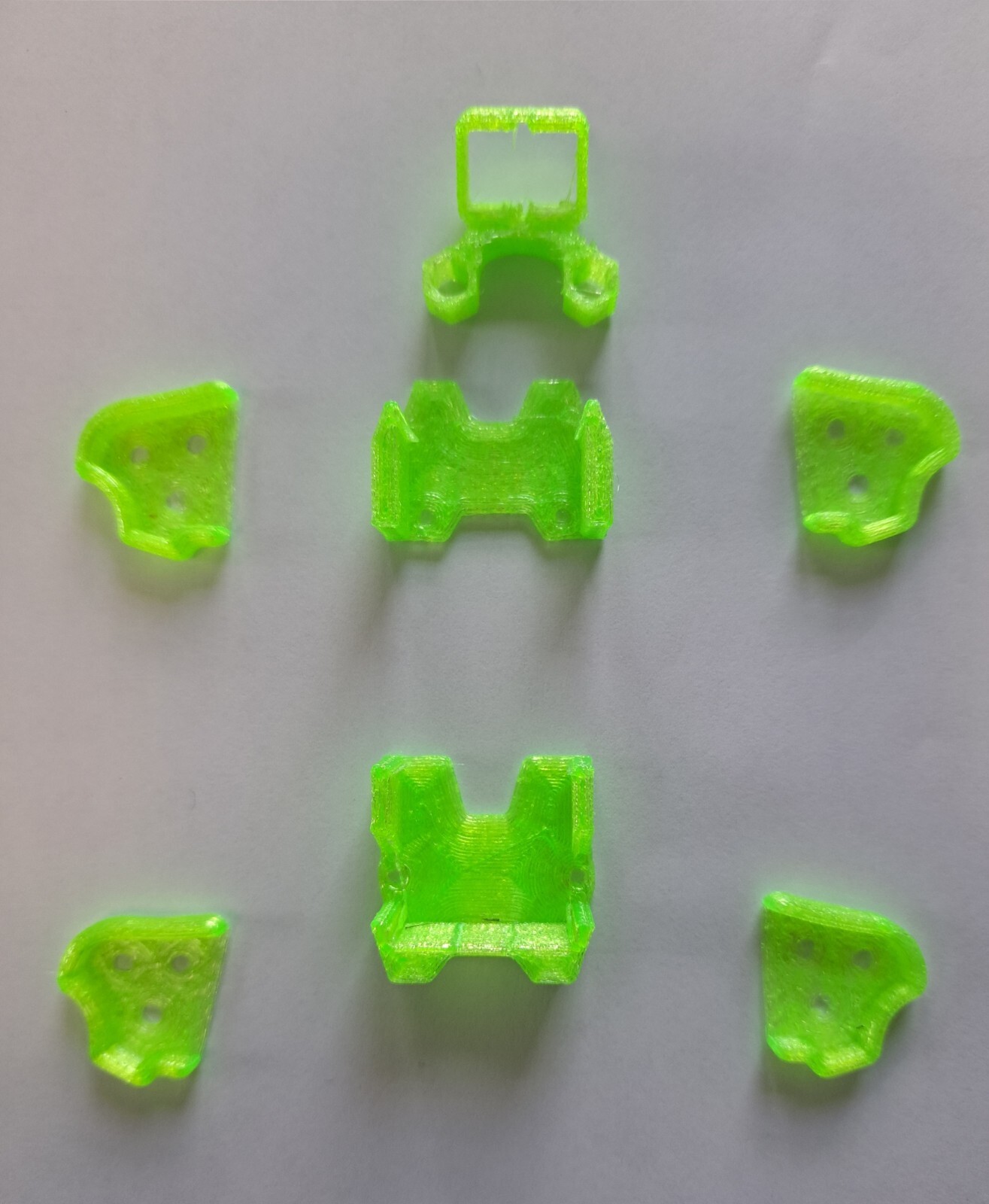 Emax Tinyhawk 2 Freestyle TPU Set Arm Guards Battery & Batt Cable Holder–green