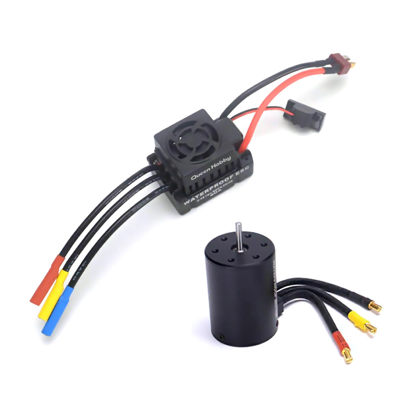 New 60A Brushless ESC 3650 3900KV Brushless Motor Kit For 1/10 RC Car K