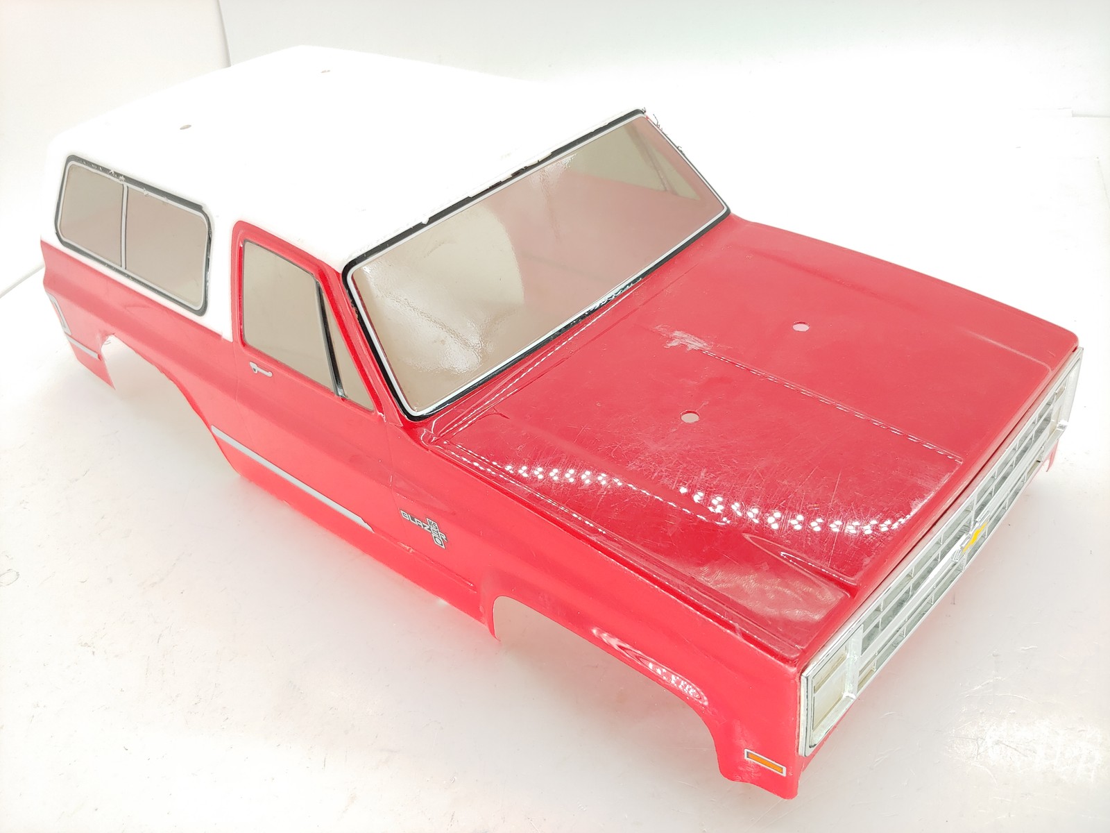 Rare Vaterra Ascender K5 Chevy Blazer 1/10 RC Rock Crawler Body Red/White
