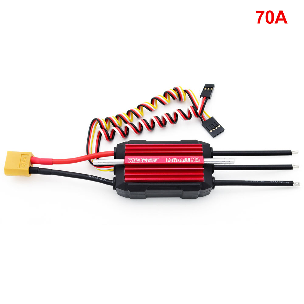 ROCKET-RC POWERFUL 32-Bit Brushless ESC 70A/90A/105A/130A Waterproof for RC Boat