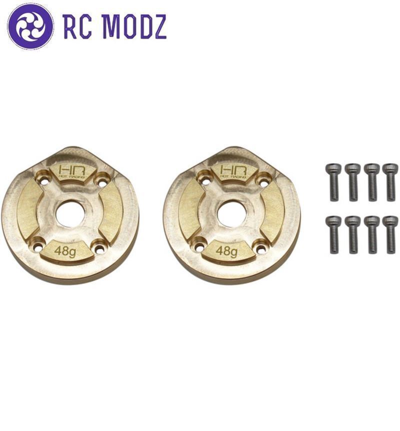 Hot Racing AUTB21CH Axial SCX10 III Capra 48g Portal Brass Knuckles