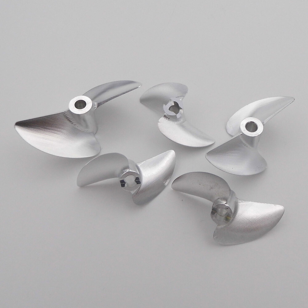 4mm shaft 2 blades Metal Aluminum Propeller 30mm-45mm for RC Racing Boat Motor