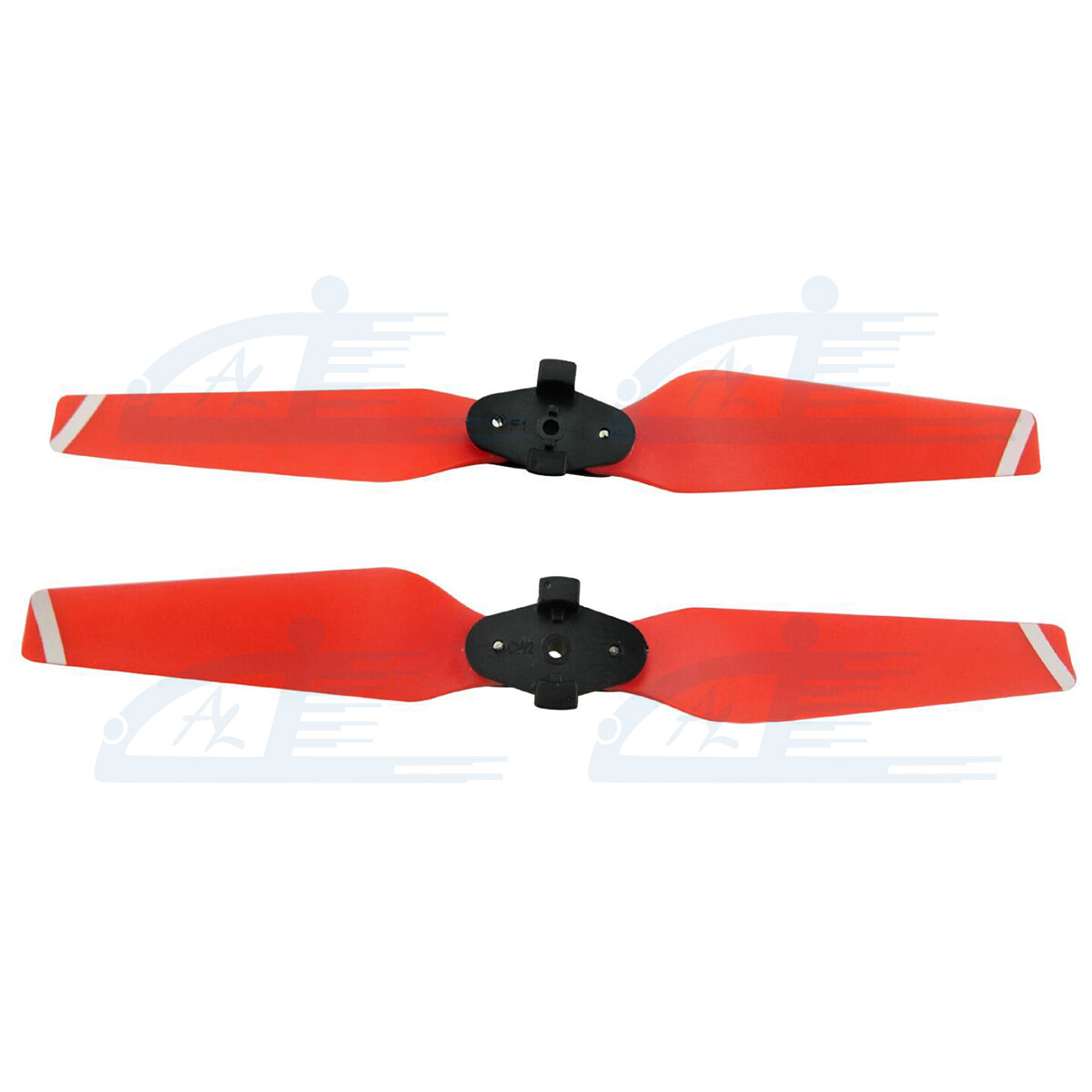 2 pairs 4730F Quick-Release Foldable Propellers Blades Red for DJI Spark Drone