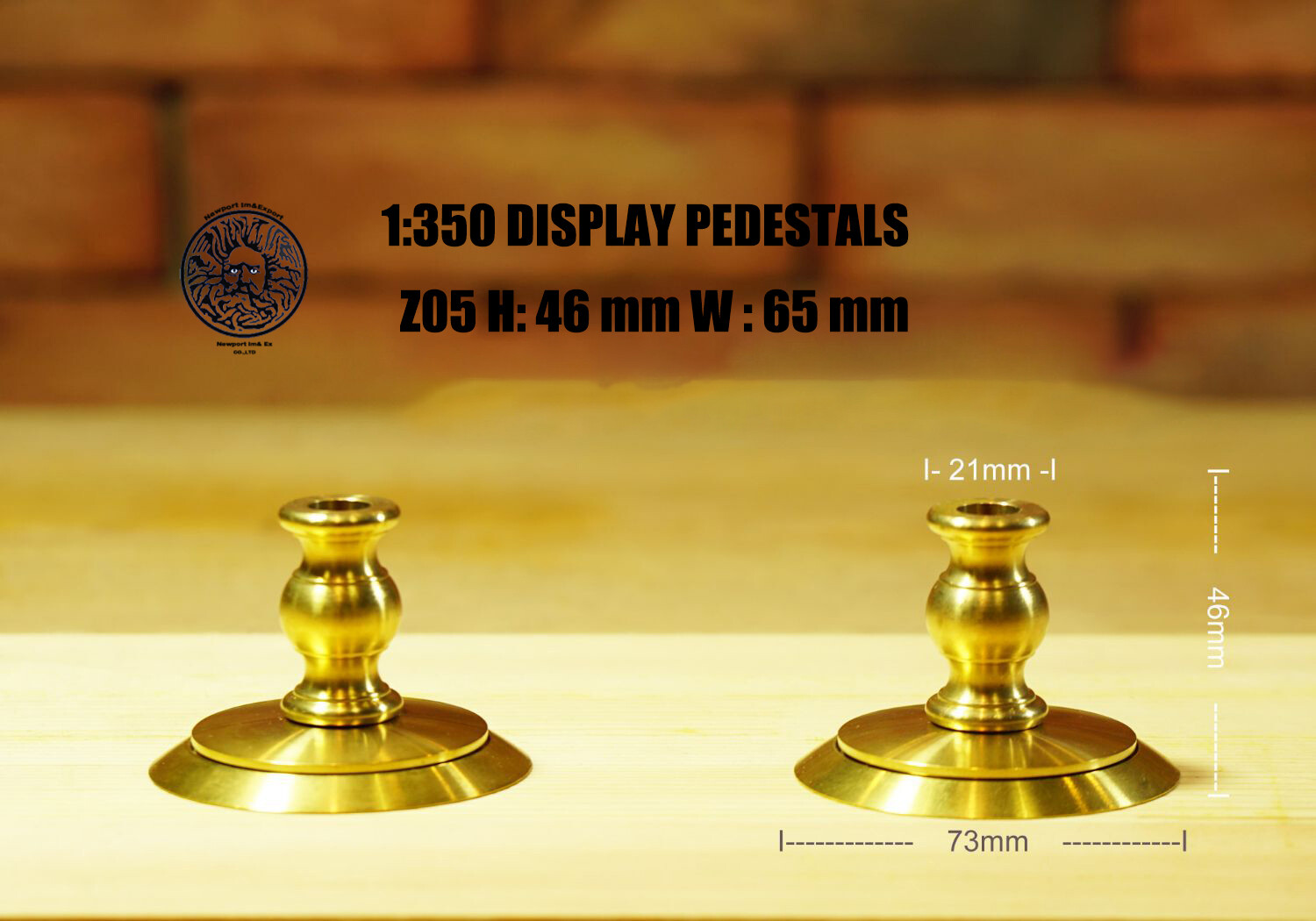 Brass Stand 1:350/700/2000 Various Size Ship Metal Display Stand Pedestals