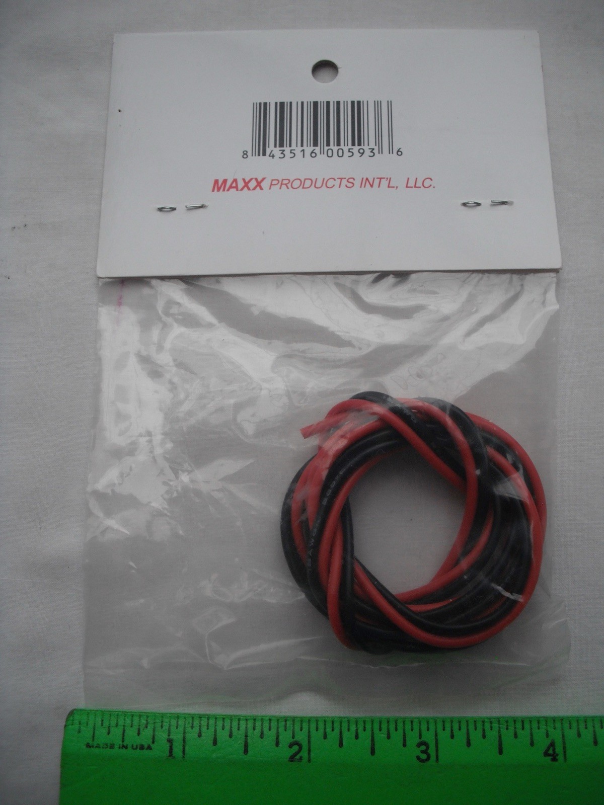 Lot of 3 Maxx Products Mpi 8818, 18 AWG Silicone Wire, 3′, RC R/C Plane Airplane