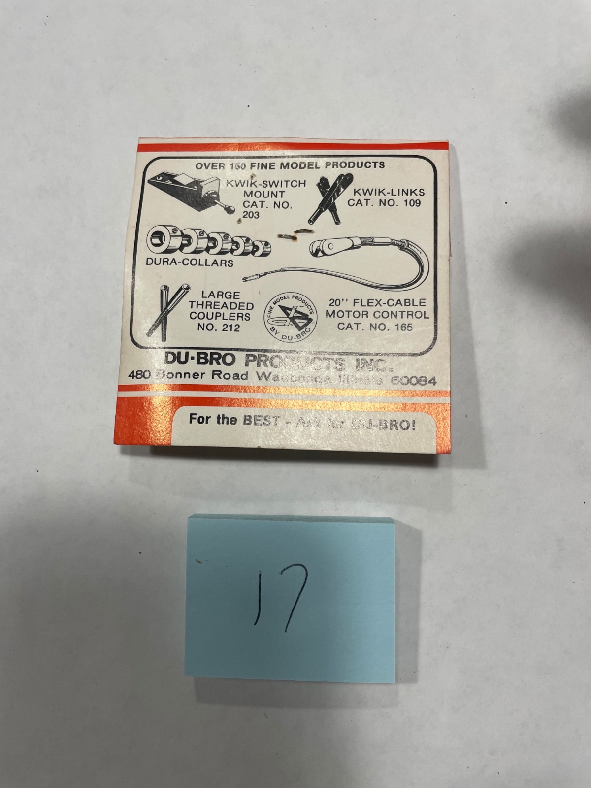 VINTAGE R/C DU-BRO V-TAIL MIXER (FOR V-TAIL AIRPLANES & FOR FLAPERONS) #215