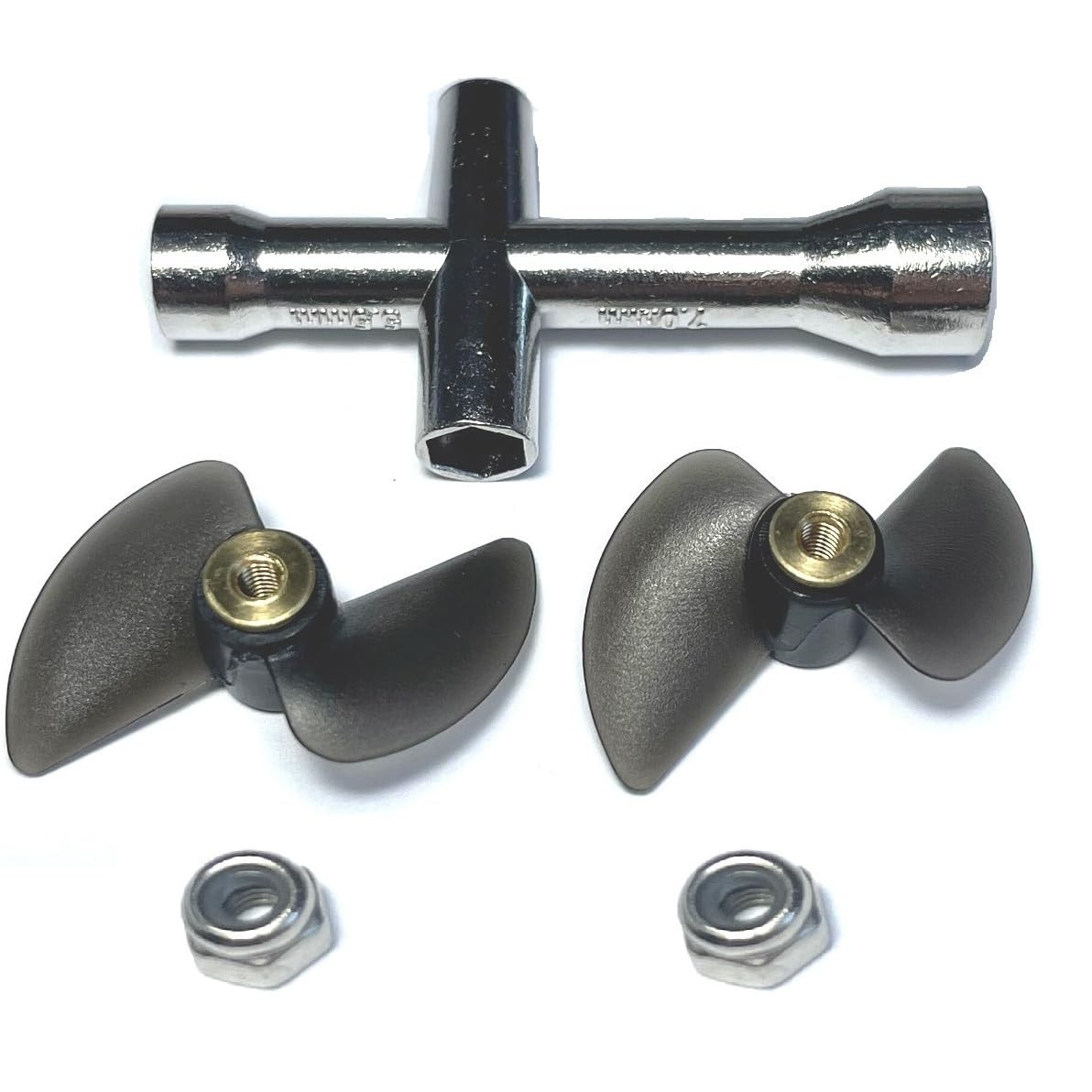 2pcs H102 Propeller Parts for H120 TKKJ H100 H106 H108 RC Boat Parts, H102 RC…