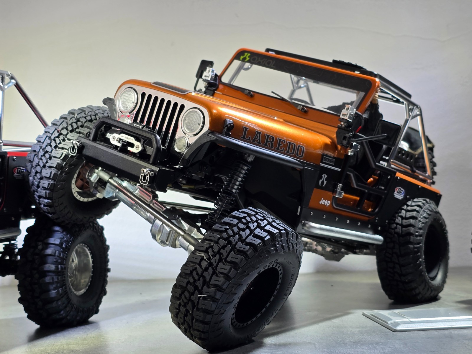 H-TECH RC CNC Aluminum Roll Cage for Axial SCX10 III CJ-7 [AXI03008]