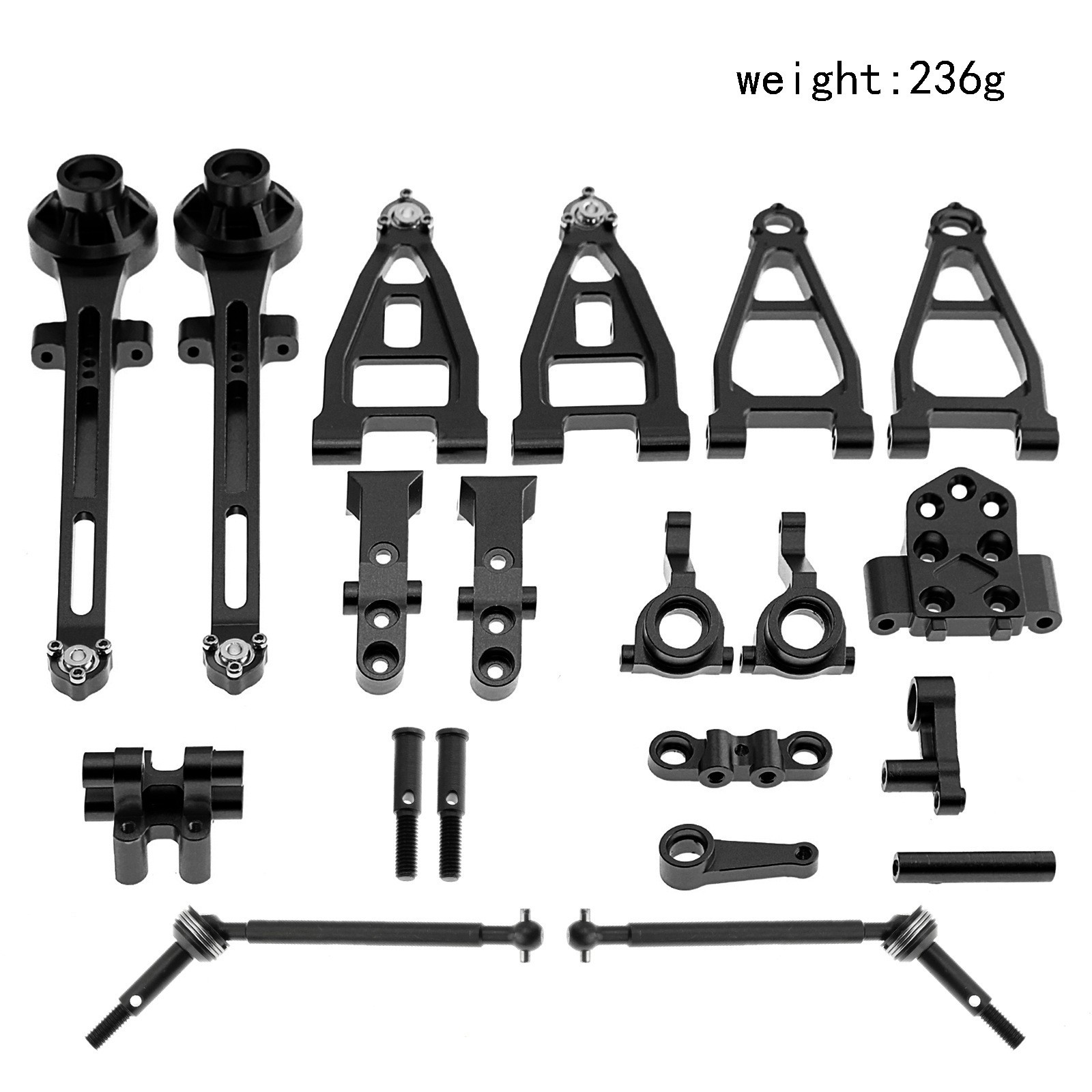 Full Metal Upgraded Parts Set For Tamiya BB01 BBX BB-01 1/10 RC Car Replacement