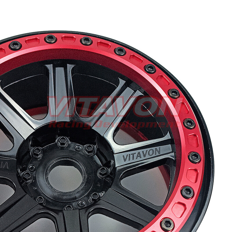 VITAVON Light Weight 4.3 Bead Lock Wheel 24mm Hex 18MM Bore For X-MAXX XRT