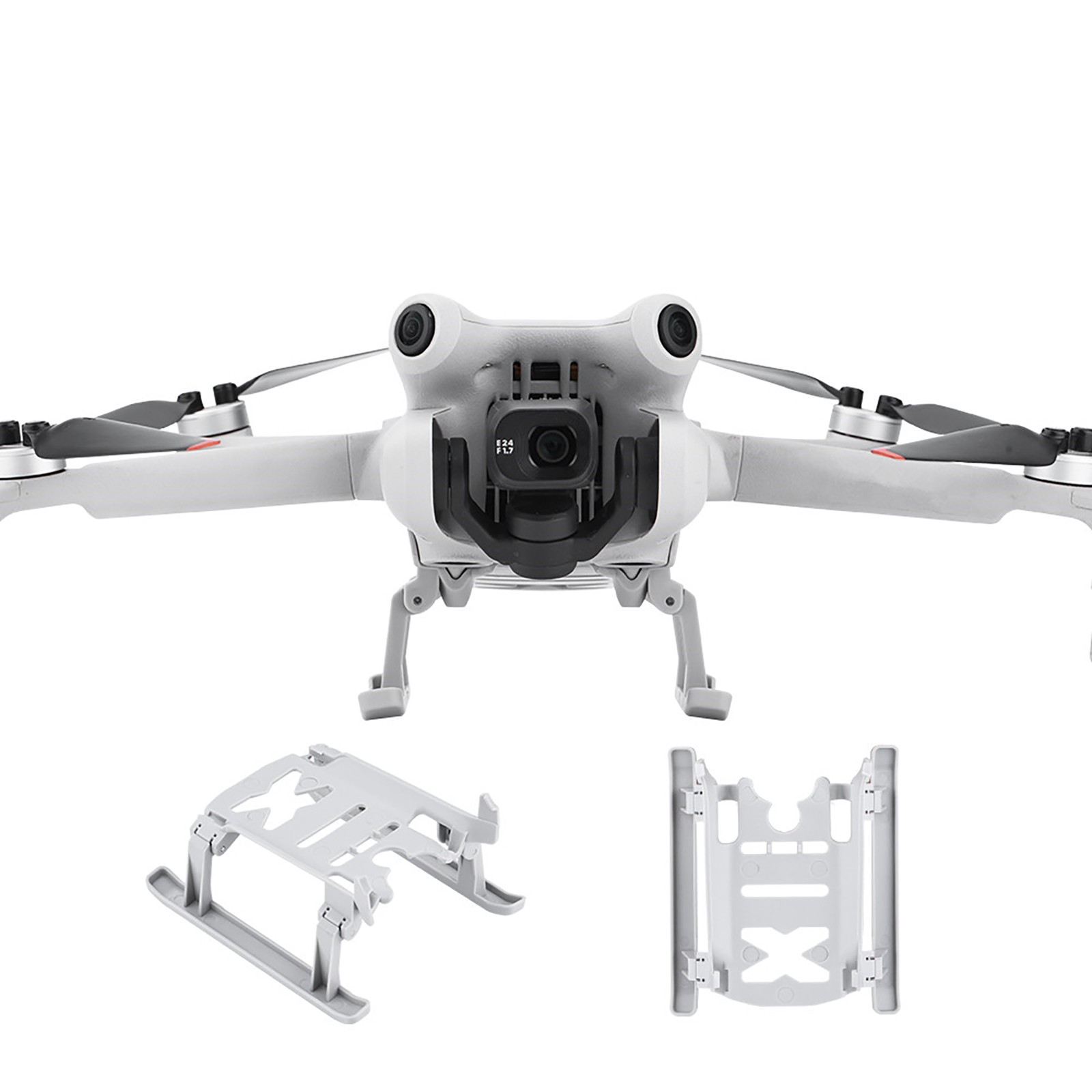 For DJI Mini 4 Pro Drone Landing Gear Foldable Extended Leg Heightened Tripod