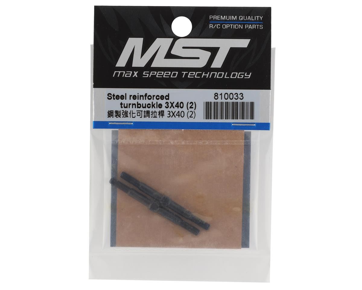 MST Steel reinforced turnbuckle 3X40 (2) [MXS-810033]