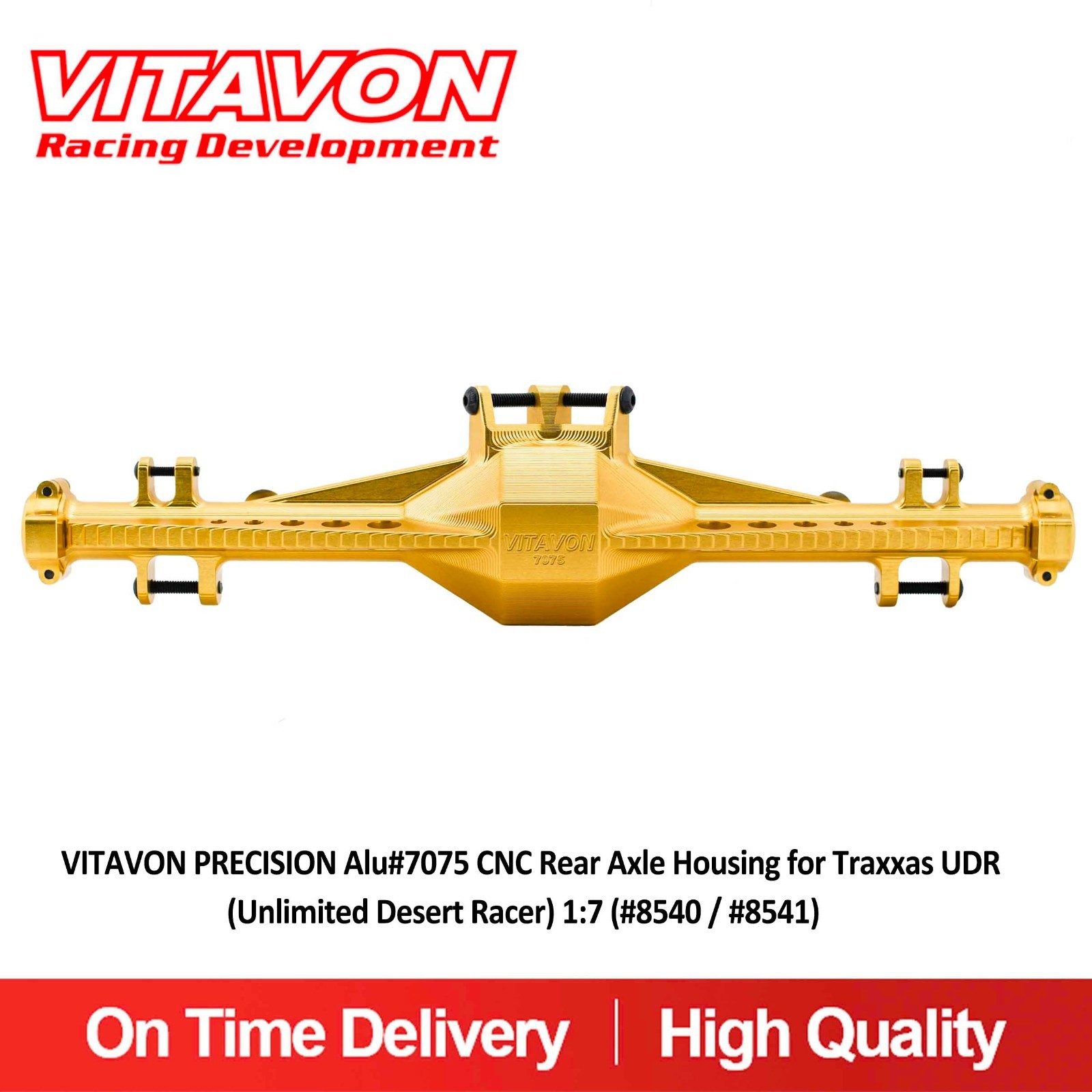 VITAVON CNC Alu7075 Rear Axle Housing For UDR1:7 2colors