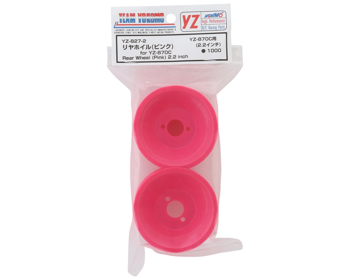 Yokomo 807C Super Dog Fighter 2.2 Rear Wheels (Pink) (2) [YOKYZ-827-2]