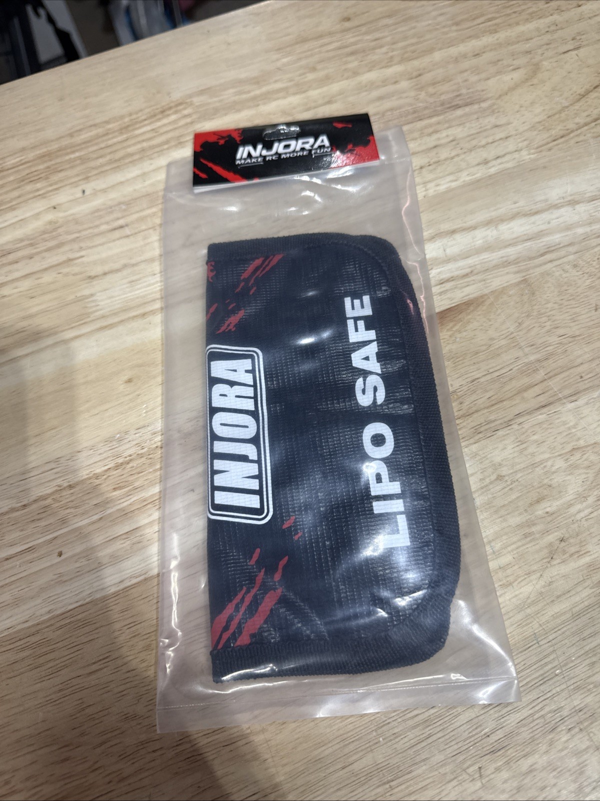 INJORA LiPo Battery Safe Bag Storage Pouch (185*75*65mm)