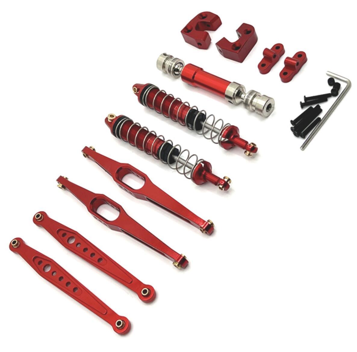 For WLtoys 1/12 124006 12428 12429 12423 12427 Aluminum metal Upgrade parts Kit