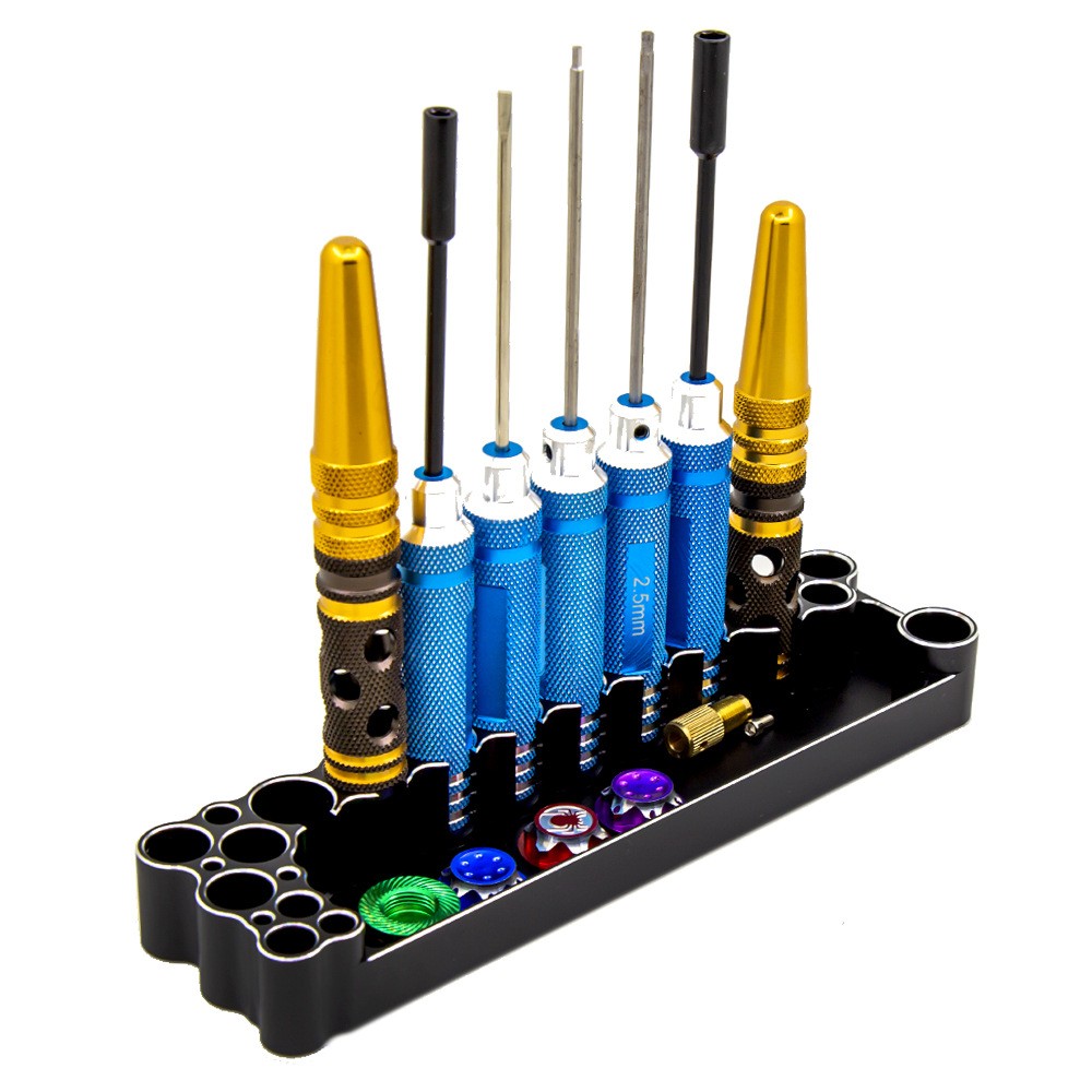CNC Multifunction RC Tool Socket Bracket Screwdriver Holder Tray Display Stand b