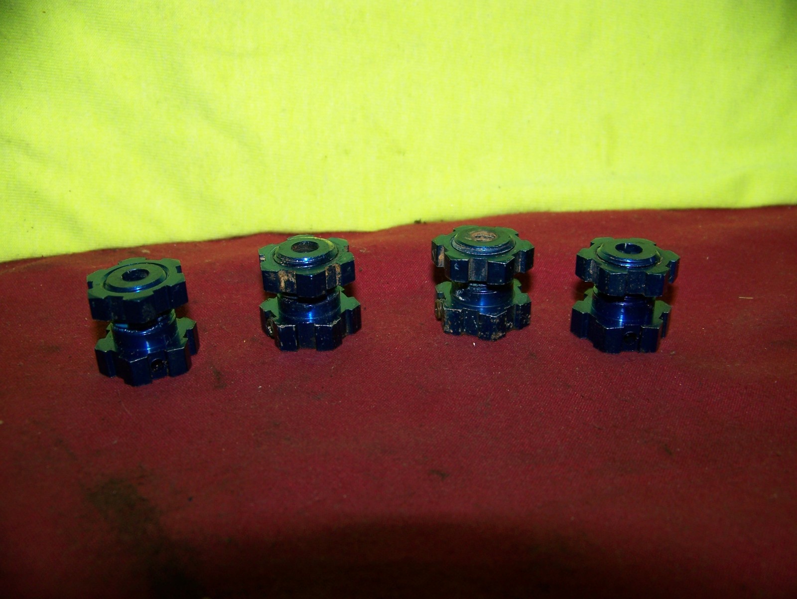 traxxas tmaxx emaxx revo erevo 17mm hex pin nut blue rc monster truck parts