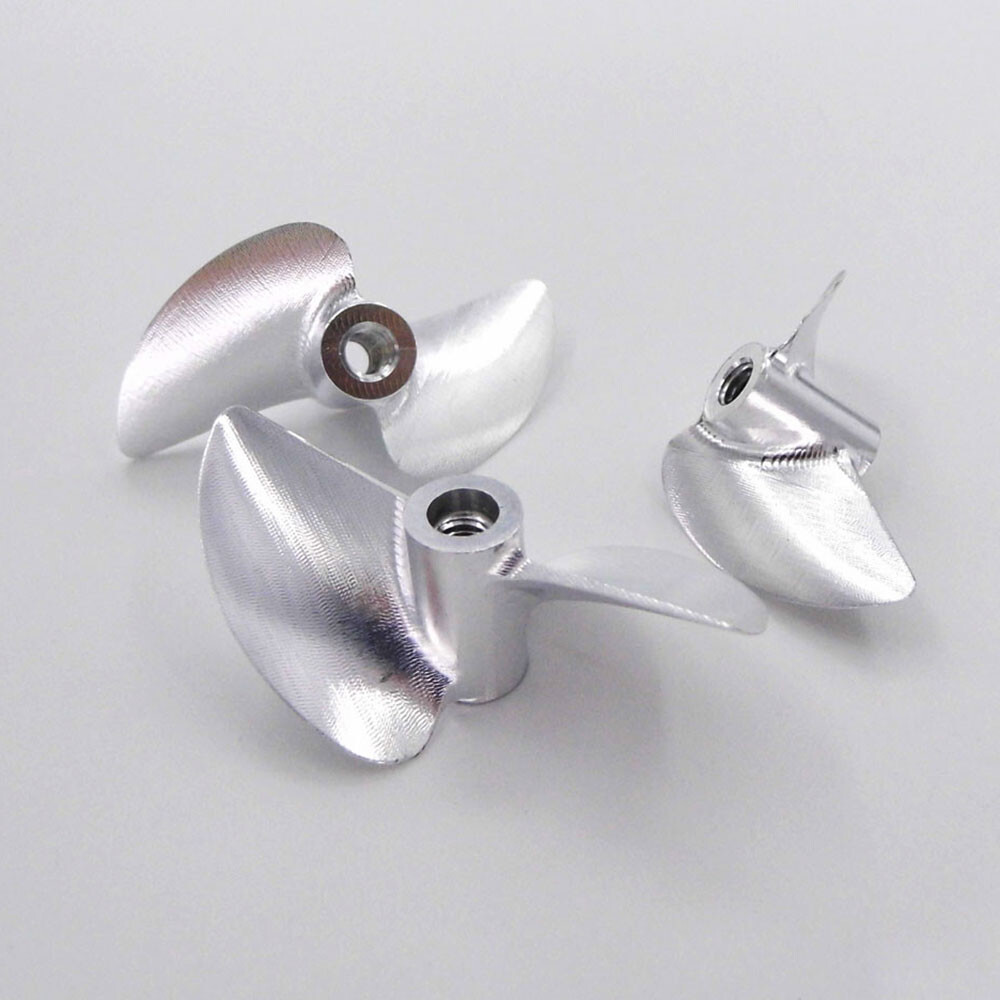 RC Boat Propeller CNC M4 4mm 30-45mm 40mm Metal Prop f RC Speed Boat MONO1 MONO2