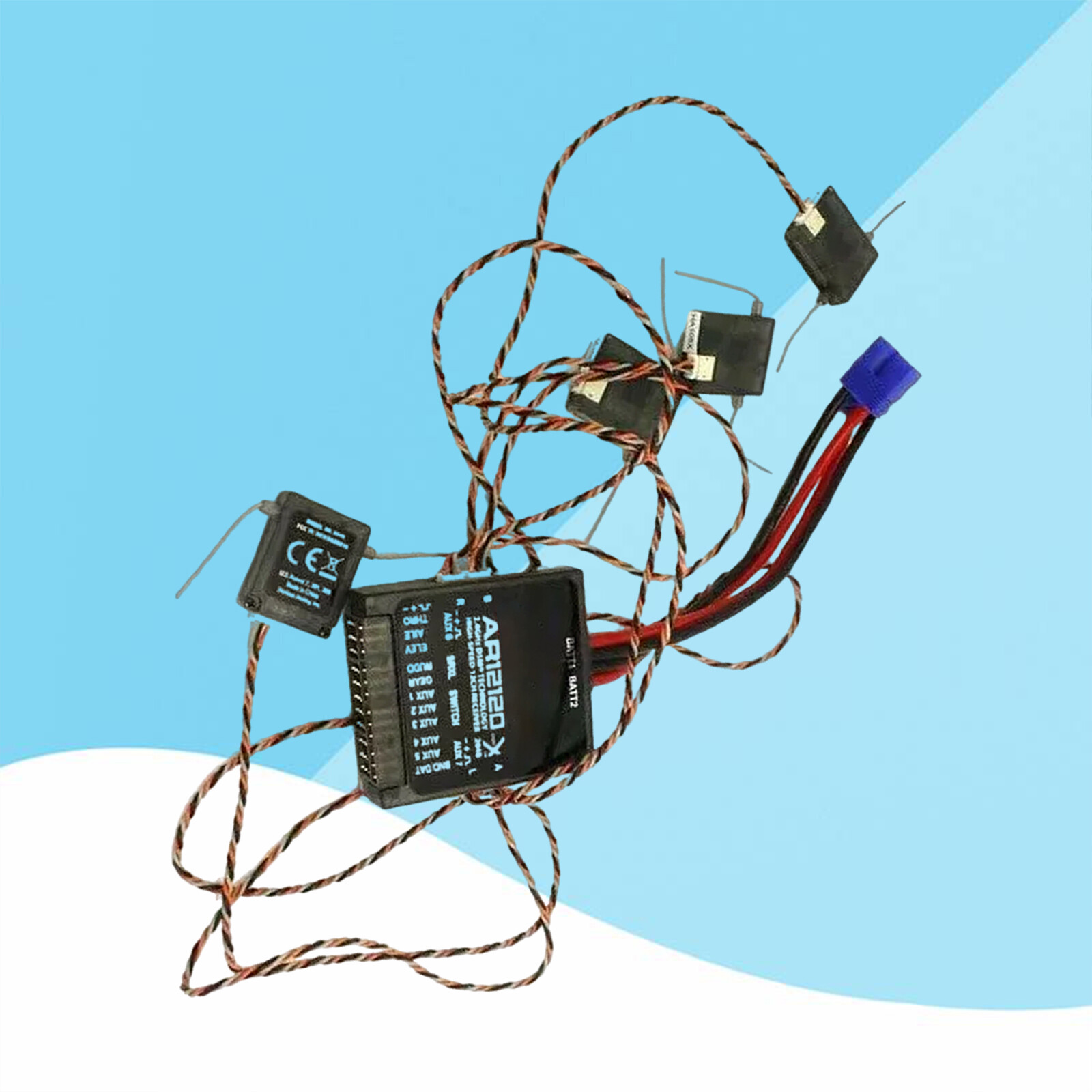 2.4GHZ 12-Channel DSMX/XPlus Power Safe Receiver ± 4 Satellites for SPMAR12120