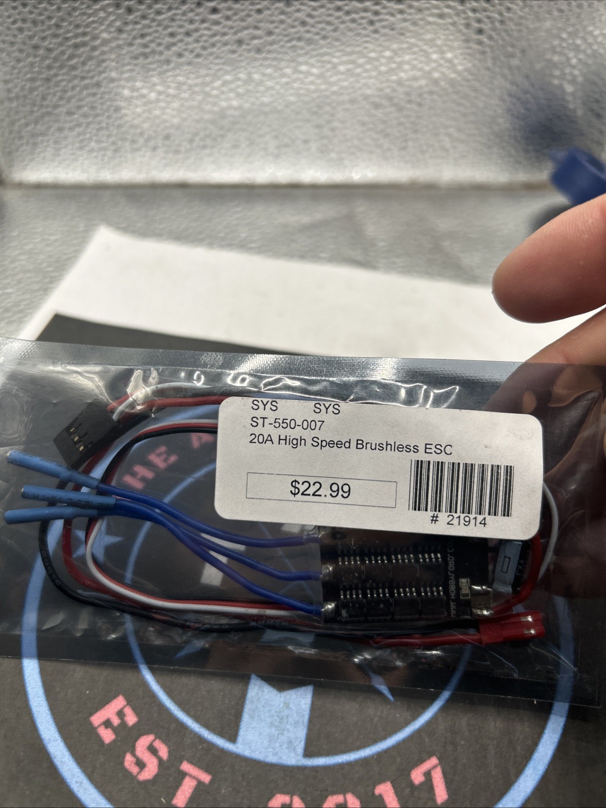 Hobbylord St-550-007. 20A High Speed Brushless ESC