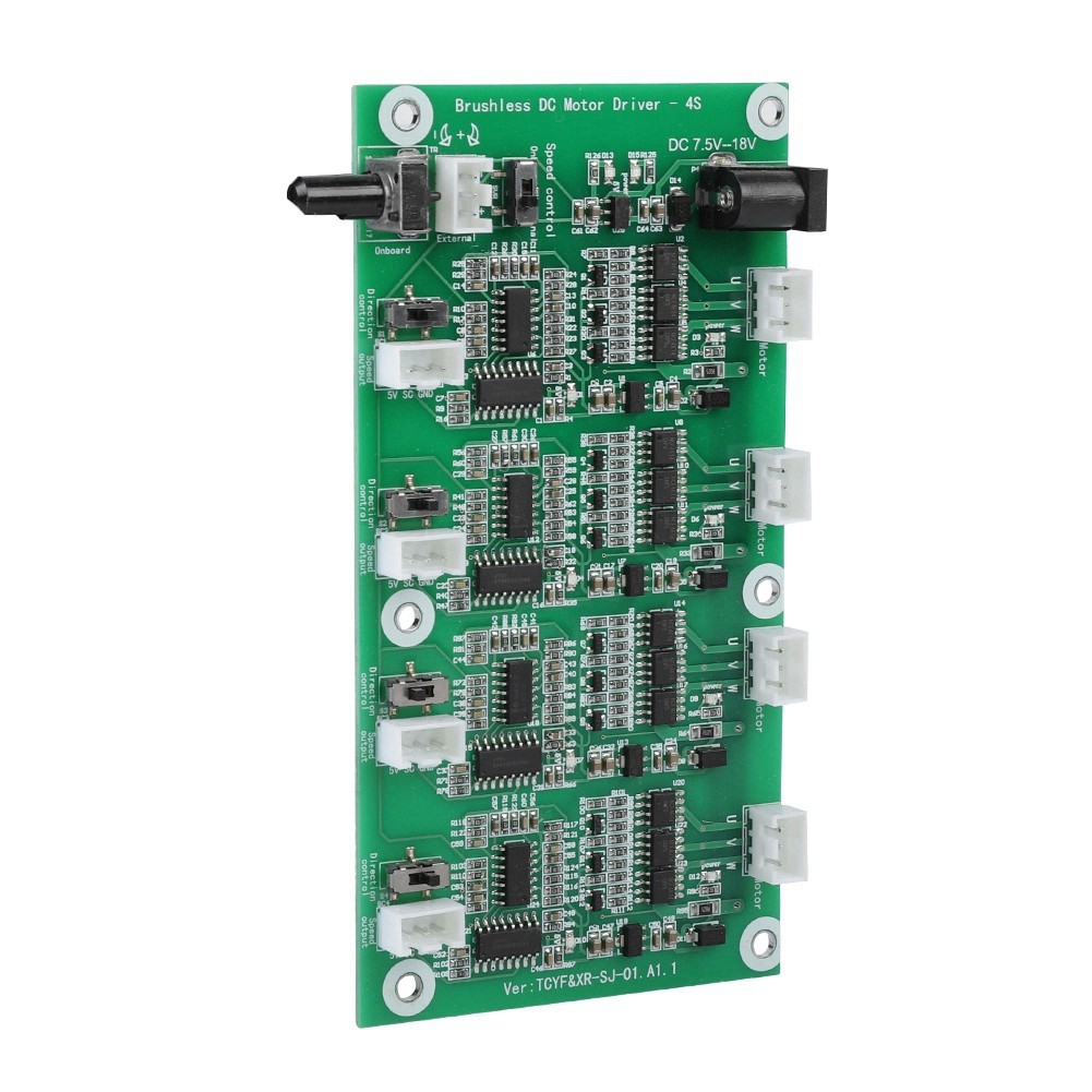 4 Channels Brushless Motor PWM Multi Level Protection Brushless Motor Speed