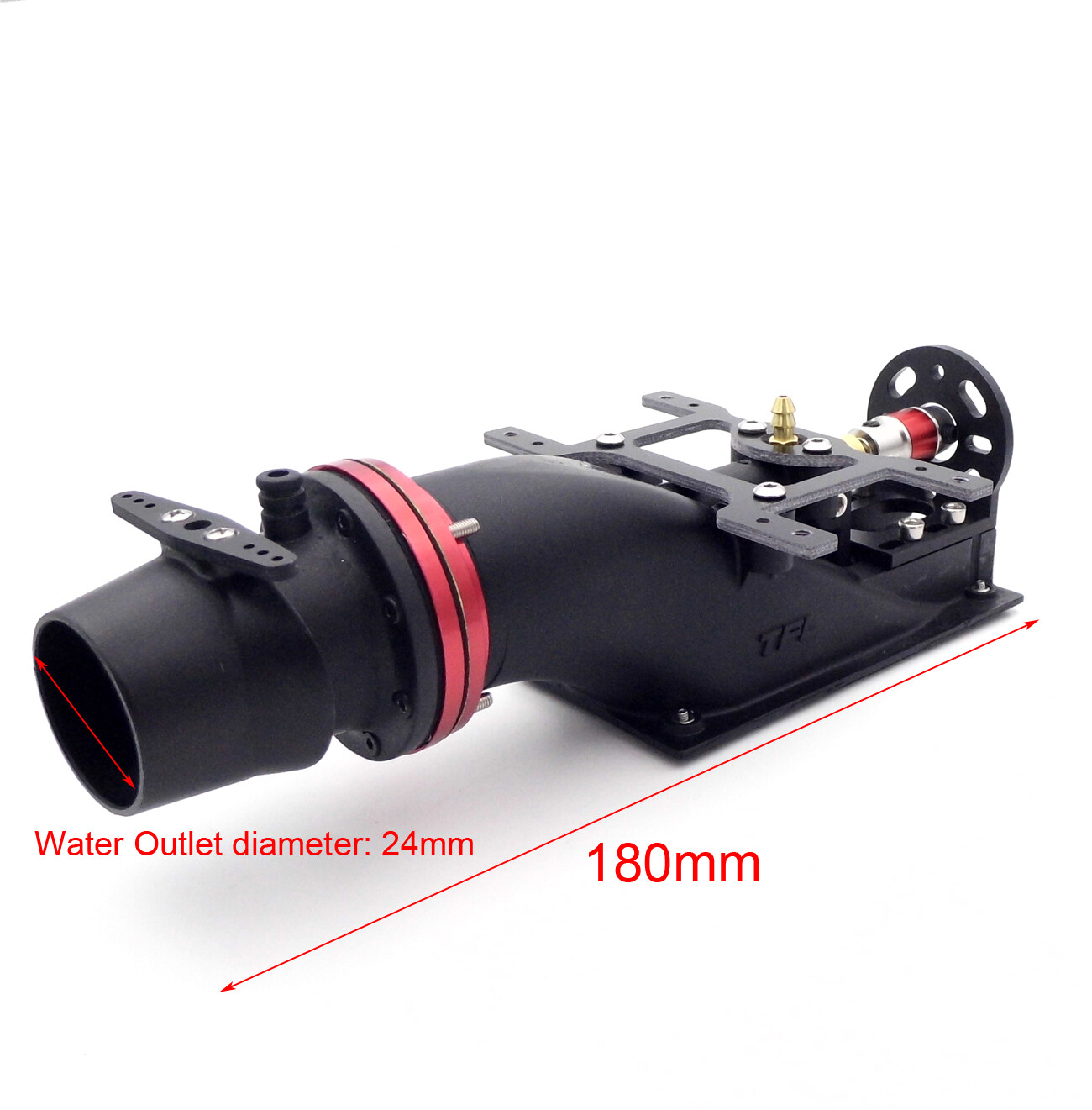 3660 KV1620 Brushless Motor Water Thrust Jet Pump 29mm CNC Props for RC Jet Boat