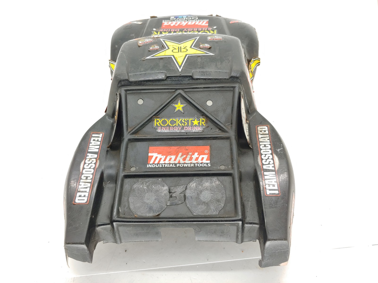 Used/Bashed: Rare Team Associated SC10 2wd Race Replica Rockstar Energy Body