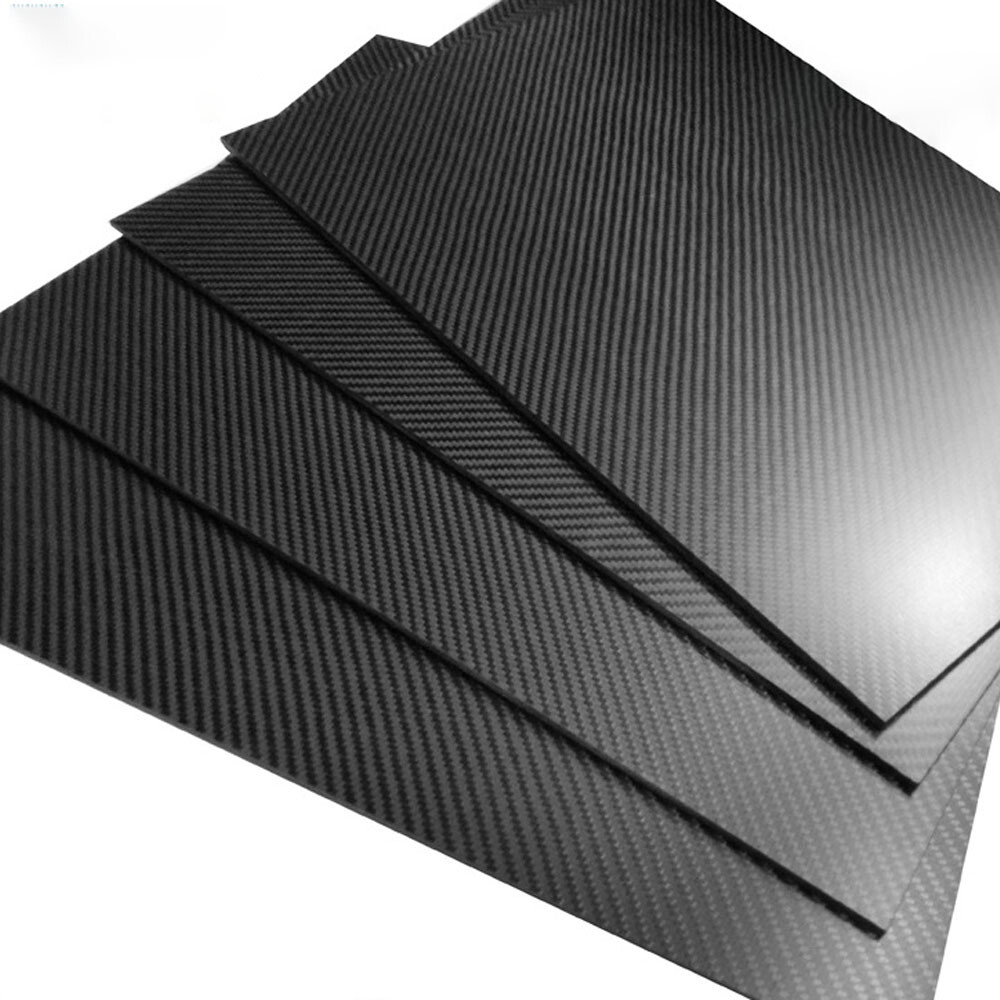 0.5 1 2 3 3.5 4 5 6mm Thick 300x400mm 100% 3K Carbon Fiber Plates For Auto-Parts