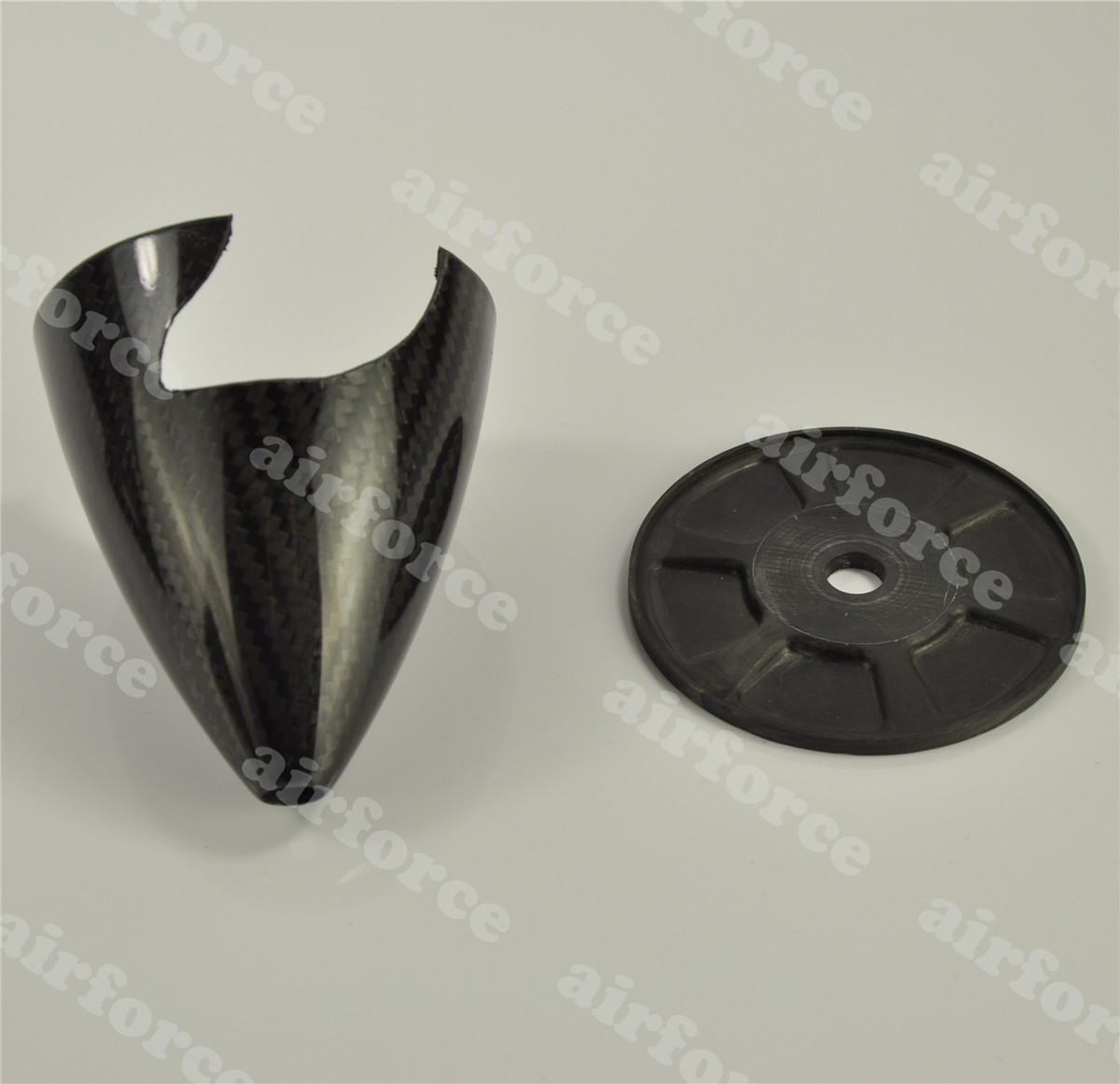 1PC 2 Blade 5inch 127mm Carbon fiber Spinner W/CF BackplateGas Plane Kit FM