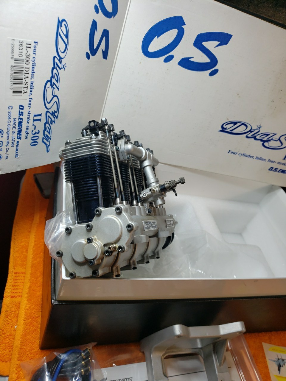 OS Engine – OS IL-300 Four Cylinder Inline Four Stroke RC Motor – New