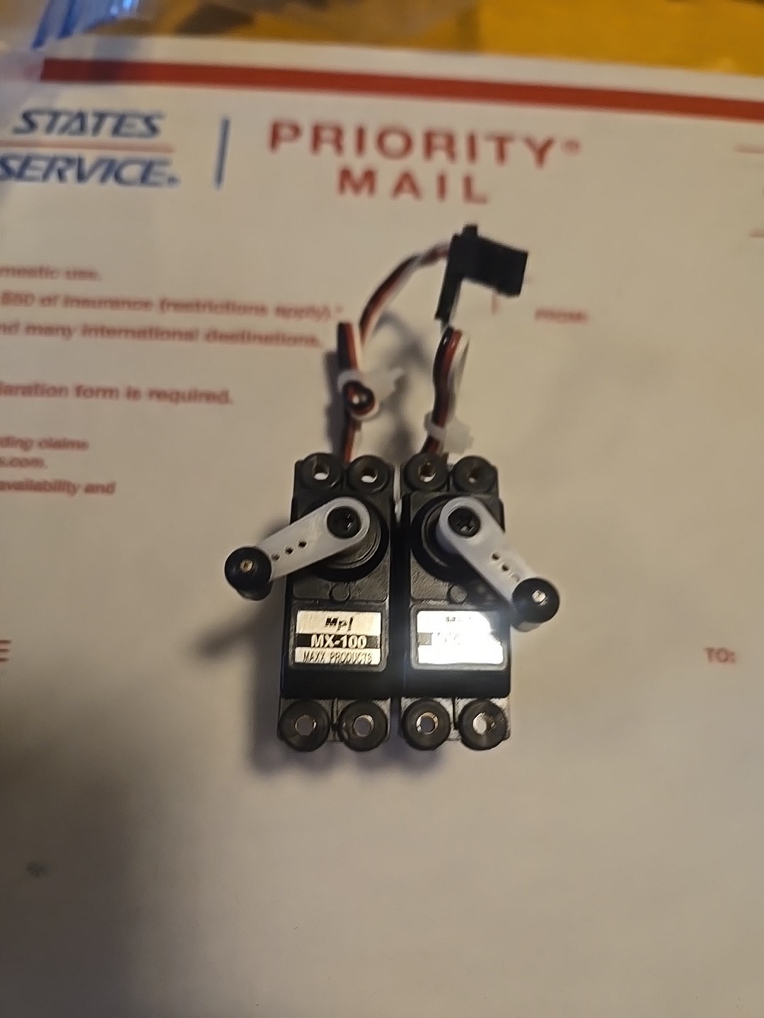 Lot of 2 Maxx Products Mpi MX-100 Servo